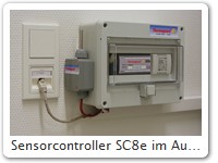 Sensorcontroller SC8e im Automatengehuse ...
Hier im Zentrallabor des Klinikums der Johannes Gutenberg-Universitt Mainz
